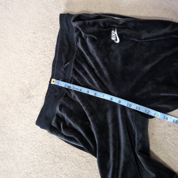 Nike Urban Streetwear Tapered Velvet Velour Retro Y2K Style Joggers M - Picture 6 of 8
